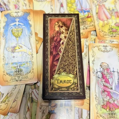 Bộ Tarot Low Scare 78 Thẻ Bí Mật Phong Cách Anime Nhật Bản, Ngôn Ngữ Hoa, Giá 81.000đ