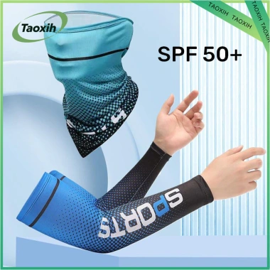 Bộ tay áo chống nắng mùa hè thoáng khí vải lụa mát, bảo vệ UV, phù hợp đạp xe 26k Bộ tay áo chống nắng mùa hè thoáng khí vải lụa mát, bảo vệ UV, phù hợp đạp xe 26k