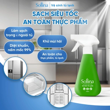 Bộ Tẩy Rửa Gia Đình 300ml - Tẩy Cặn Canxi, Dầu Mỡ, Kèm Nước Lau Kính & Tủ Lạnh, Tiện Lợi, Tiết Kiệm 60.000₫