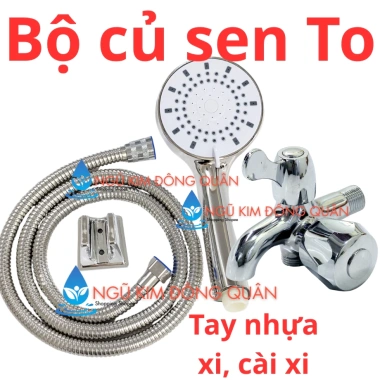 Bộ tay sen nhôm tăng áp siêu mạnh, vòi sen đa chức năng - giá 34.999đ, tiết kiệm nước, lực mạnh 8 Bộ tay sen nhôm tăng áp siêu mạnh, vòi sen đa chức năng - giá 34.999đ, tiết kiệm nước, lực mạnh 8