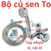 Bộ tay sen nhôm tăng áp siêu mạnh, vòi sen đa chức năng - giá 34.999đ, tiết kiệm nước, lực mạnh 9