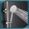 Bộ tay sen tắm inox 304 tròn mỏng an toàn, đầy đủ dây và gác cài, giá 58.000đ