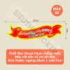 Bộ Tem Dán Tết Decal Nơ cắt sẵn 25x7cm - Trang trí hộp bánh, hũ kẹo, quà mứt, giá 110k 3