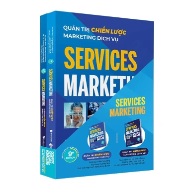 Bộ Textbook Services Marketing Giá ưu đãi 560.000đ, giảm 151.200đ, tài liệu chuyên sâu về dịch vụ marketing 2
