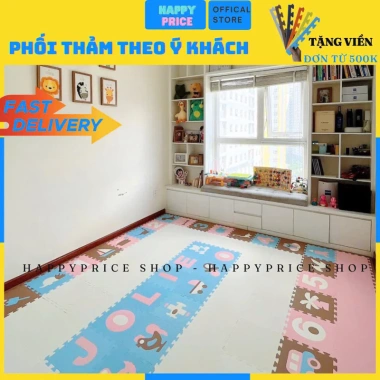 Bộ Thảm ghép xốp trẻ em không mùi Dumbo Mat Pastel 32x32x1cm 10 miếng 35.000₫