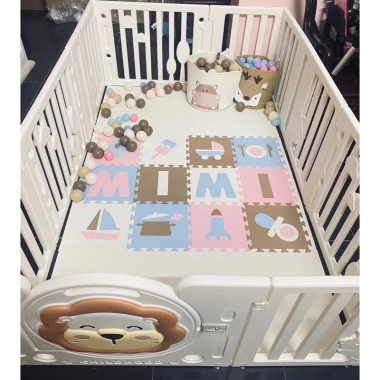 Bộ Thảm ghép xốp trẻ em không mùi Dumbo Mat Pastel 32x32x1cm 10 miếng 35.000₫