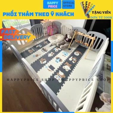 Bộ Thảm ghép xốp trẻ em không mùi Dumbo Mat Pastel 32x32x1cm 10 miếng 35.000₫