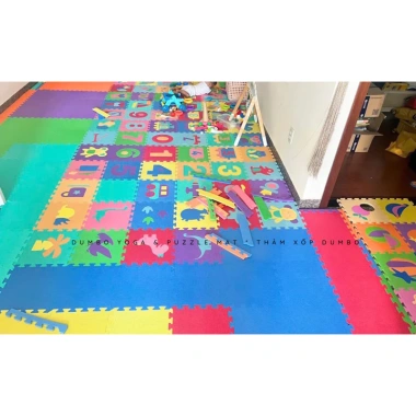 Bộ Thảm ghép xốp trẻ em không mùi Dumbo Mat Pastel 32x32x1cm 10 miếng 35.000₫