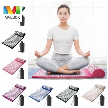 Bộ Thảm và Gối Yoga Mát Xa Bấm Huyệt - Thư Giãn Cơ Bắp, Chống Trượt, Giảm Giá 22%