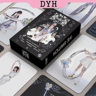 Bộ thẻ ảnh IVE LOMO 55 tấm SWITCH - Hình nhóm KPOP, giá ưu đãi 57.200₫