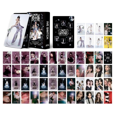 Bộ thẻ ảnh IVE LOMO 55 tấm SWITCH - Hình nhóm KPOP, giá ưu đãi 57.200₫