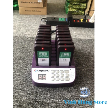 Bộ thẻ rung gọi phục vụ 16 thẻ - Gọi order, bảo hành 1 năm, giá 1.72 triệu 3
