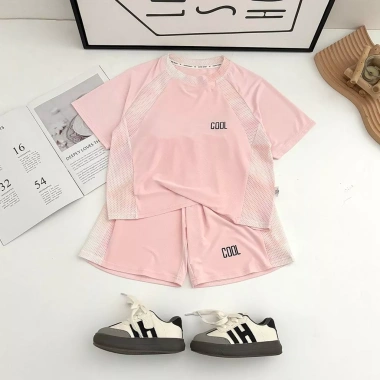 Bộ thể thao bé mùa hè chống nắng làm mát - áo ngắn tay + quần short 2 món 5