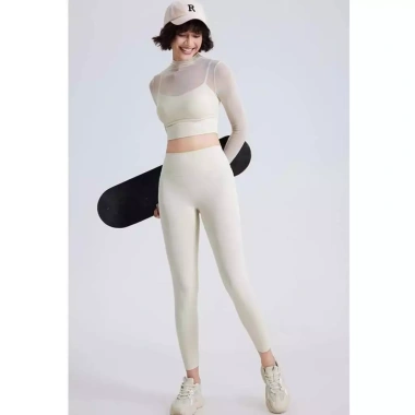 Bộ Thể Thao Dài Tay AN NHIÊN Lulu - Thun Lạnh, Thấm Hút Mồ Hôi, 4 Chiều, 395k