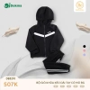 Bộ Thể Thao Dài Tay Kéo Khoá Bé Gái 25-42kg 8-12 tuổi Chất Gió Dokma DB3.210 507k 5