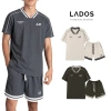 Bộ thể thao LADOS-7.138 áo cổ tim vải tổ ong, quần phối bo năng động - 272k
