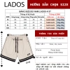 Bộ thể thao LADOS-7.138 áo cổ tim vải tổ ong, quần phối bo năng động - 272k 7