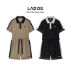 Bộ thể thao LADOS-7.162 áo polo nam ngắn tay và quần phối màu vải tổ ong, trẻ trung năng động, chỉ 272k