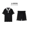 Bộ thể thao LADOS-7.162 áo polo nam ngắn tay và quần phối màu vải tổ ong, trẻ trung năng động, chỉ 272k 2