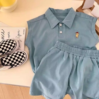 Bộ Thể Thao Mùa Hè Bé Trai Phong Cách Hàn Quốc – Quần Short Tay Ngắn 207.249₫ 3