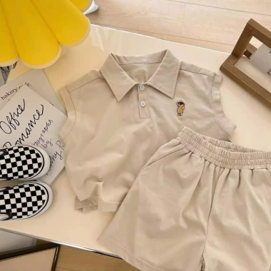 Bộ Thể Thao Mùa Hè Bé Trai Phong Cách Hàn Quốc – Quần Short Tay Ngắn 207.249₫ 8