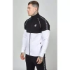 Bộ Thể Thao Nam SIKSILK Black Taped Zip Top va Jogger Đen Trắng Chính Hãng Giảm Giá 4