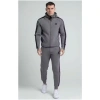 Bộ Thể Thao Nam SIKSILK Black Taped Zip Top và Jogger Set Đen Trắng - Chính Hãng, Giá 1,100,000 VND 2