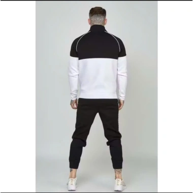 Bộ Thể Thao Nam SIKSILK Black Taped Zip Top và Jogger Set Đen Trắng - Chính Hãng, Giá 1,100,000 VND 3 Bộ Thể Thao Nam SIKSILK Black Taped Zip Top và Jogger Set Đen Trắng - Chính Hãng, Giá 1,100,000 VND 3