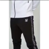 Bộ Thể Thao Nam SIKSILK Black Taped Zip Top và Jogger Set Đen Trắng - Chính Hãng, Giá 1,100,000 VND 8