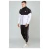 Bộ Thể Thao Nam SIKSILK Black Taped Zip Top và Jogger Set Đen Trắng - Chính Hãng, Giá 1,100,000 VND 10