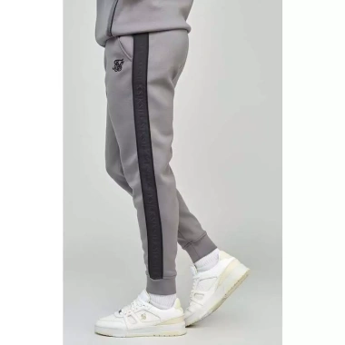 Bộ Thể Thao Nam SIKSILK Grey Hoodie và Jogger Taped Zip Thru - Chính Hãng, Giá 1.300.000 VND