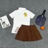 Bộ Thể thao nữ áo cổ lệch váy hai lớp ly nhỏ, phù hợp Golf Tennis pickleball - QC cao cấp, giá ưu đãi 549k 6