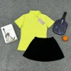 Bộ Thể thao nữ áo cổ lệch váy hai lớp ly nhỏ, phù hợp Golf Tennis pickleball - QC cao cấp, giá ưu đãi 549k 9