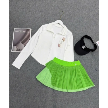 Bộ thể thao nữ áo dài váy loang QC cao cấp - Dùng cho Tennis Pickleball Golf 568k 10 Bộ thể thao nữ áo dài váy loang QC cao cấp - Dùng cho Tennis Pickleball Golf 568k 10