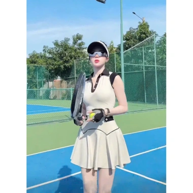 Bộ Thể Thao Nữ Cổ Nhật Pickleball - Tôn Dáng, Đa Dụng Golf, Tennis Giá 419.000₫