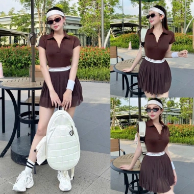 Bộ thể thao nữ đa năng Tennis Pickleball Golf Cầu lông - Hàng QC cao cấp, chỉ 455.050₫ 5 Bộ thể thao nữ đa năng Tennis Pickleball Golf Cầu lông - Hàng QC cao cấp, chỉ 455.050₫ 5
