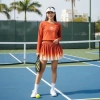 Bộ thể thao nữ Pickleball - Áo dài cổ tròn, váy 2 lớp cao cấp, phù hợp tennis golf - 259,000₫ 5