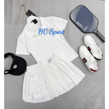 Bộ thể thao nữ Pickleball - Áo váy xếp ly + quần bảo hộ, giảm giá 209.000₫ 6 Bộ thể thao nữ Pickleball - Áo váy xếp ly + quần bảo hộ, giảm giá 209.000₫ 6