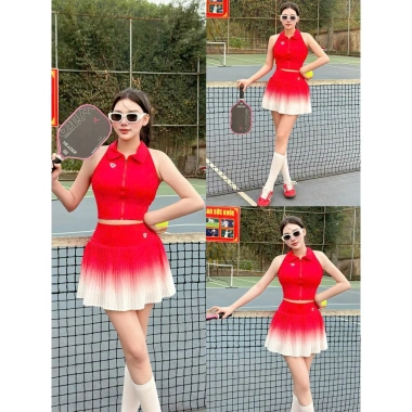 Bộ thể thao nữ Pickleball Golf Tennis - Áo mút đúc cao cấp, giá ưu đãi 255k