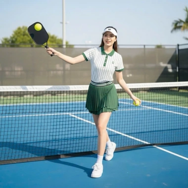 Bộ thể thao nữ Pickleball, Golf, Tennis – Váy áo màu mới, kiểu lạ siêu đẹp, giá 388.550₫