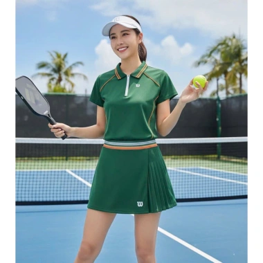Bộ thể thao nữ Pickleball Golf Tennis - Váy áo sport thoáng mát, giá ưu đãi 227k 5