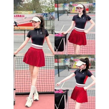 Bộ thể thao nữ Pickleball - Váy áo tennis, golf, cầu lông, QC cao cấp, 299.000₫