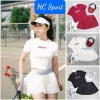 Bộ thể thao nữ Pickleball WIL.SON croptop cộc tay - Váy áo Golf Tennis, giá ưu đãi 389.000₫