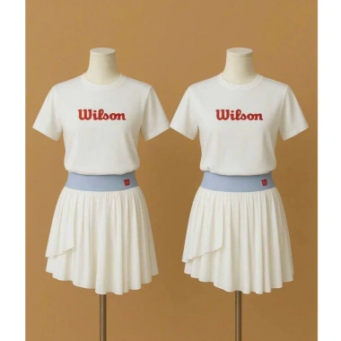 Bộ thể thao nữ Pickleball WIL.SON croptop cộc tay - Váy áo Golf Tennis, giá ưu đãi 389.000₫ 2