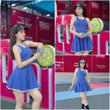 Bộ thể thao Pickleball đa năng – Thun mềm mát, thoải mái cho cầu lông, tennis, chỉ 379,000₫