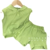 Bộ thể thao trẻ em Hàn Quốc mùa hè áo vest không tay và quần short giảm giá 5
