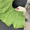 Bộ thể thao trẻ em Hàn Quốc mùa hè áo vest không tay và quần short giảm giá 6