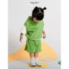 Bộ thể thao trẻ em Hàn Quốc mùa hè áo vest không tay và quần short giảm giá 8