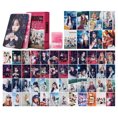Bộ thẻ UNIS LOMO 55 Tấm Ảnh CURIOUS WE Hình Nhóm Nhạc KPOP Giá 27.500 VND