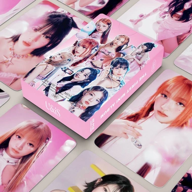 Bộ thẻ UNIS LOMO 55 Tấm Ảnh CURIOUS WE Hình Nhóm Nhạc KPOP Giá 27.500 VND